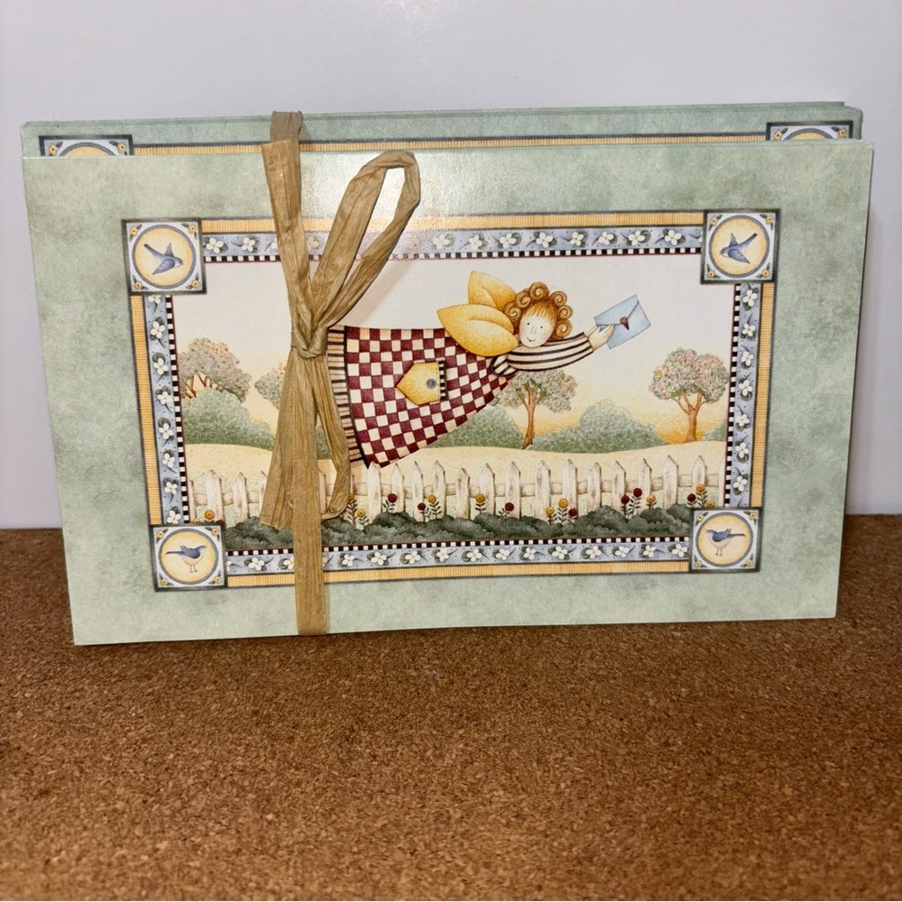 3/$15 Debbie Mumm Angel Blank Notes Envelope
